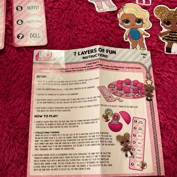 LOL! Surprise 7 Layers of Fun Board Game - Picture 2 of 12